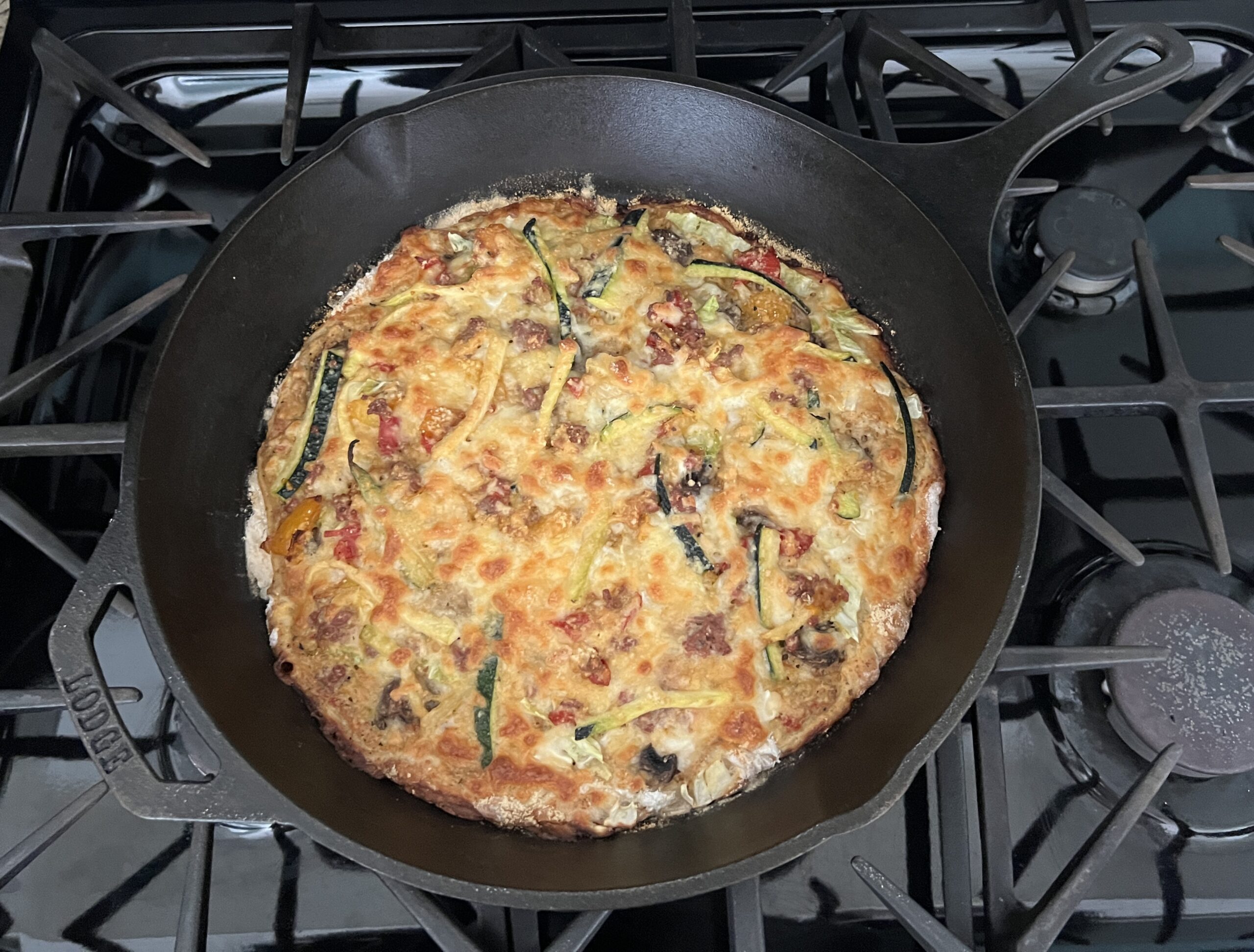 7 PIZZA BEEF ZOODLE | captaincastiron